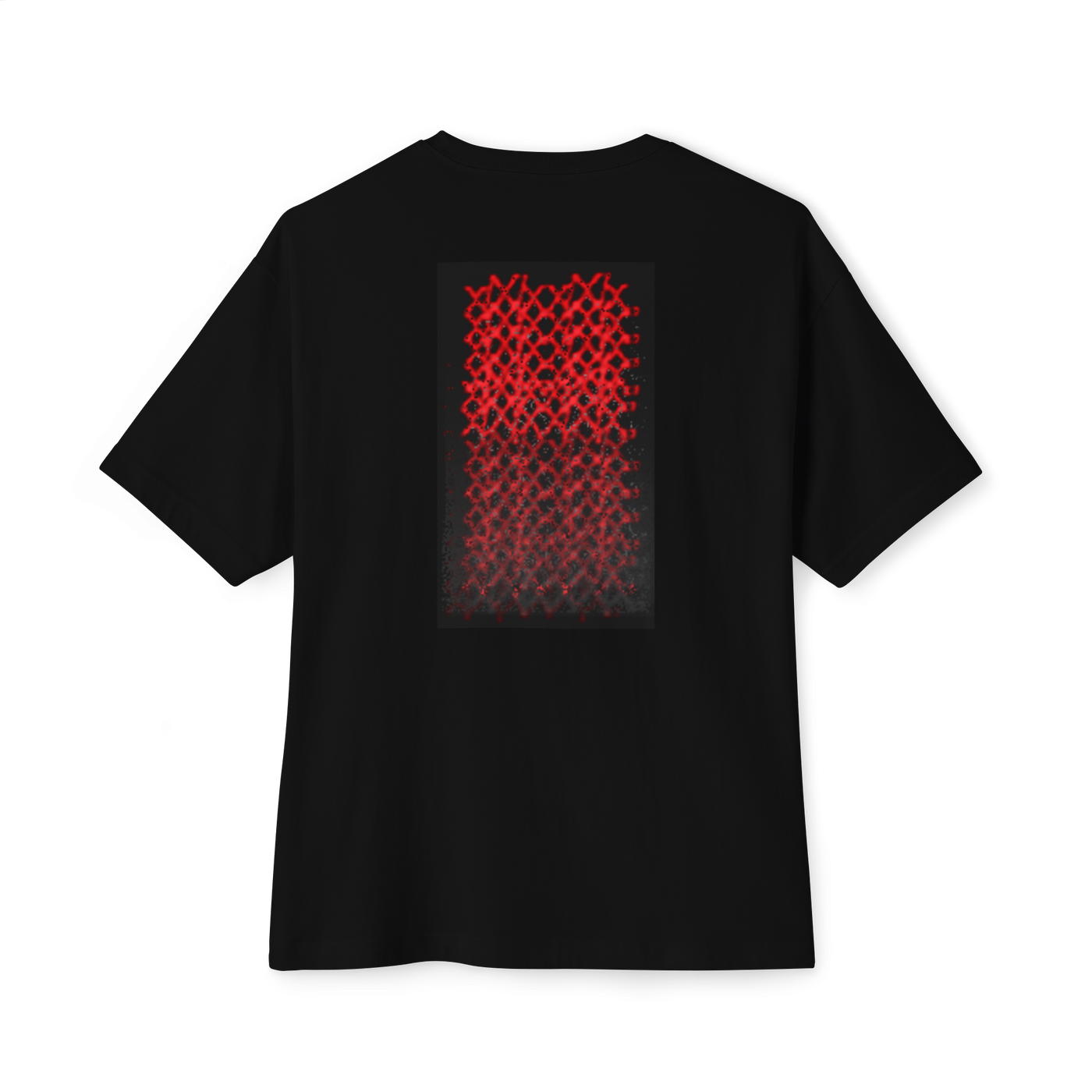 🟥Black Unisex Oversized Boxy Tee