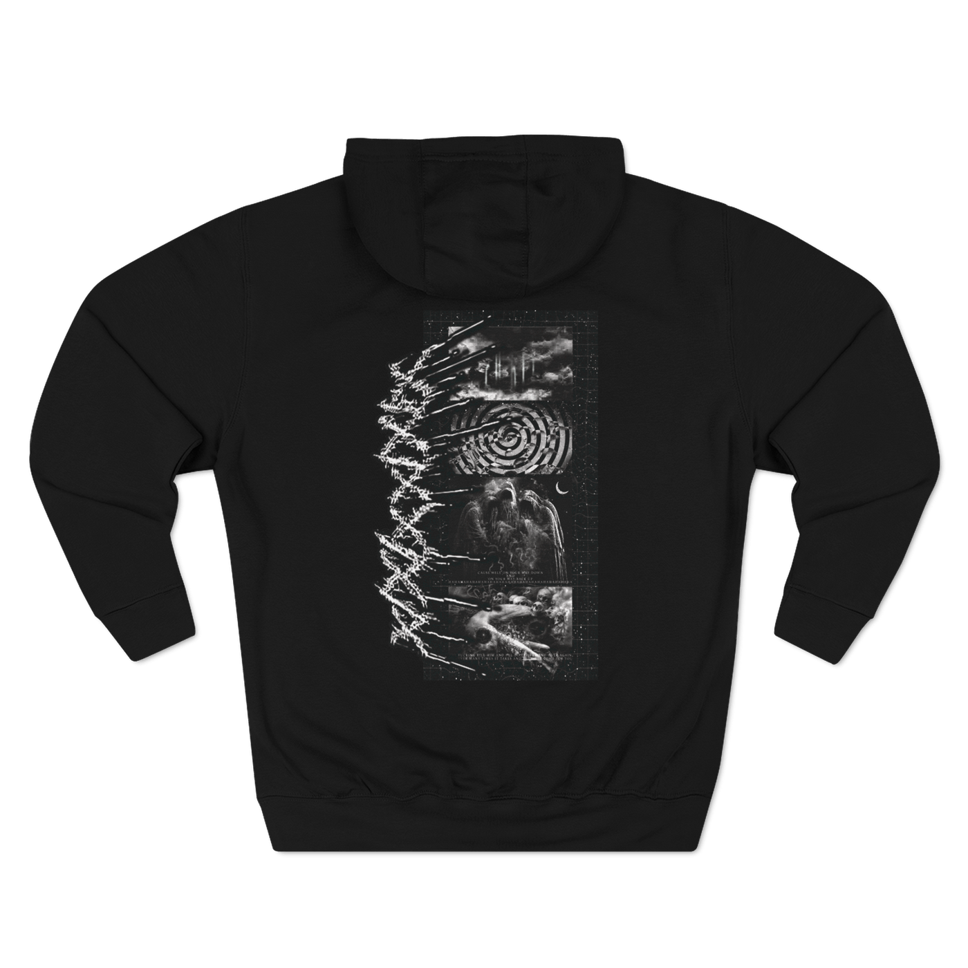 Soft and comfortable premium black hoodie