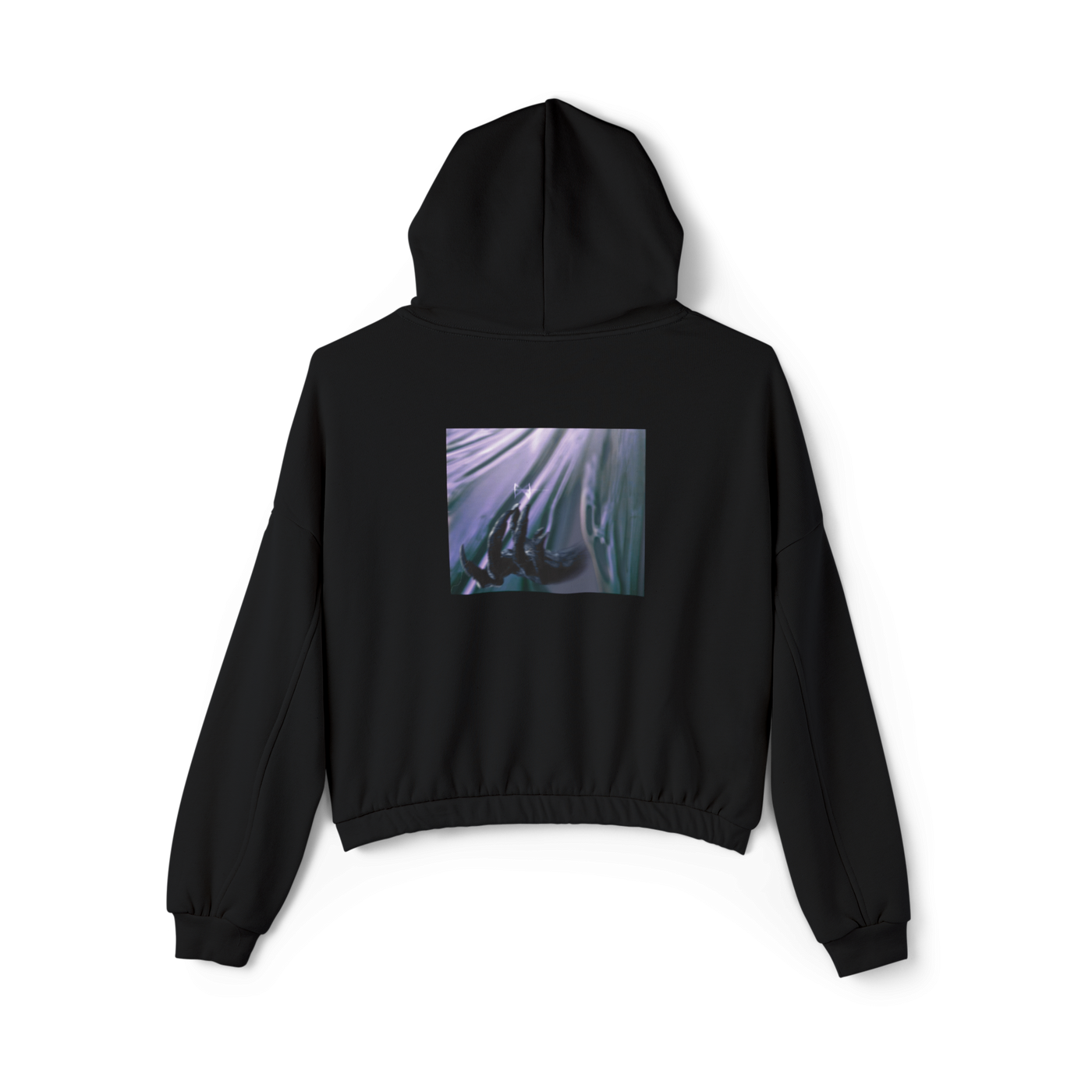 ☁️Premium Dream Black Cinched Bottom Hoodie