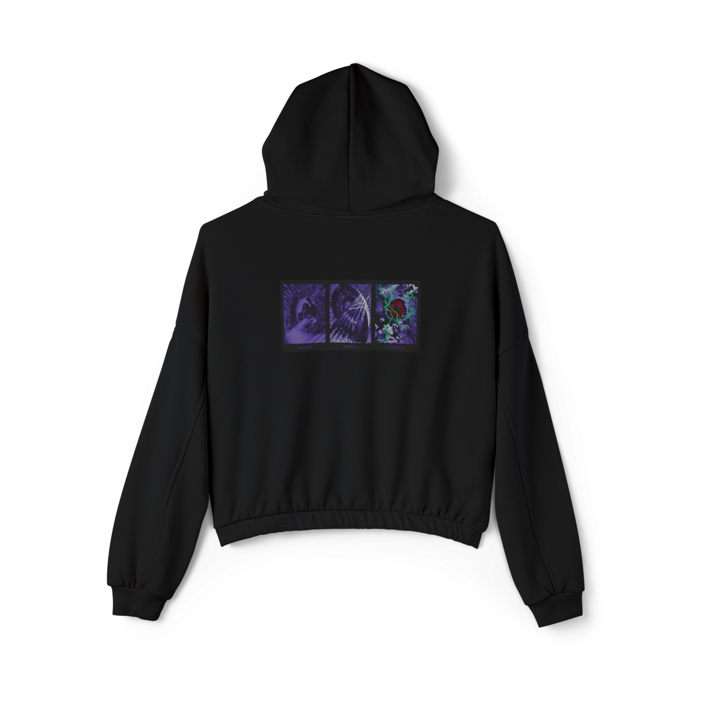 🔮Premium Psychic Black Cinched Bottom Hoodie