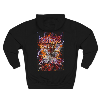 Premium Tiger Attack Black Hoodie for men and women