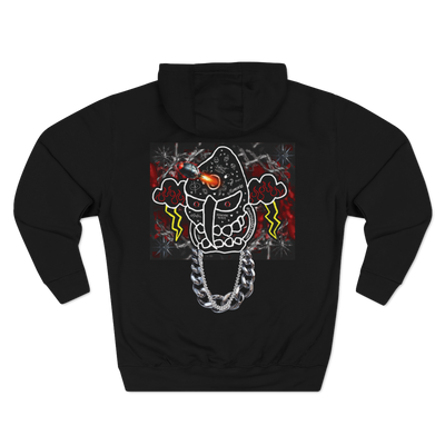 premium black GSTAR streetwear hoodie