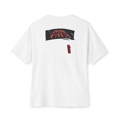 👍White Unisex Oversized Boxy Tee