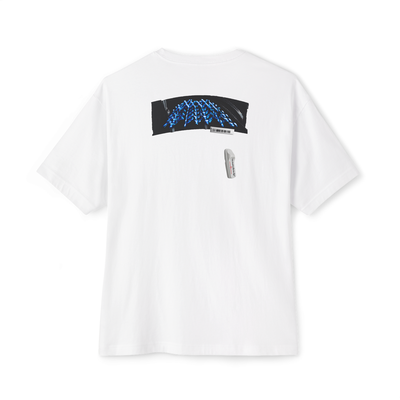 🧊White Unisex Oversized Boxy Tee