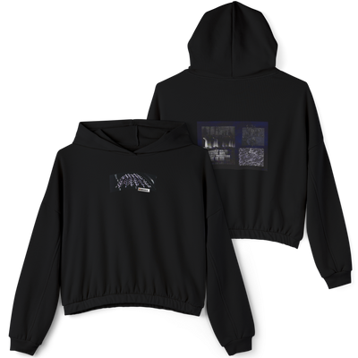 🏁Premium Black Cinched Bottom Hoodie