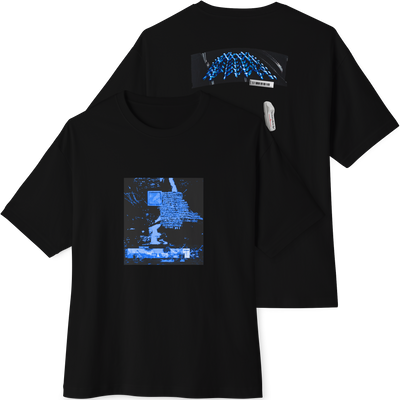 🧊Black Unisex Oversized Boxy Tee