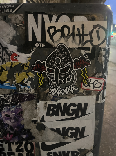 🔥 Fire Skull Decal