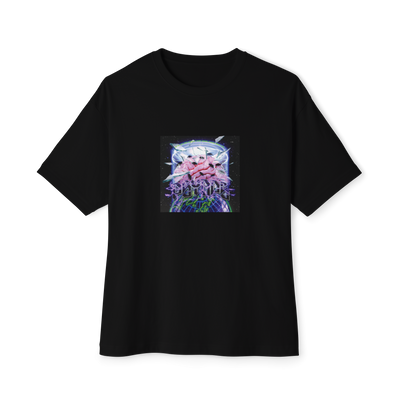 🧠Black Unisex Oversized Boxy Tee