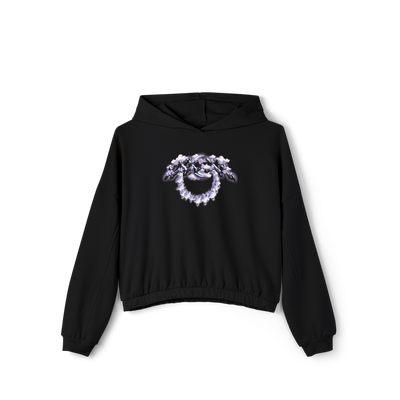 ☁️Premium Dream Black Cinched Bottom Hoodie