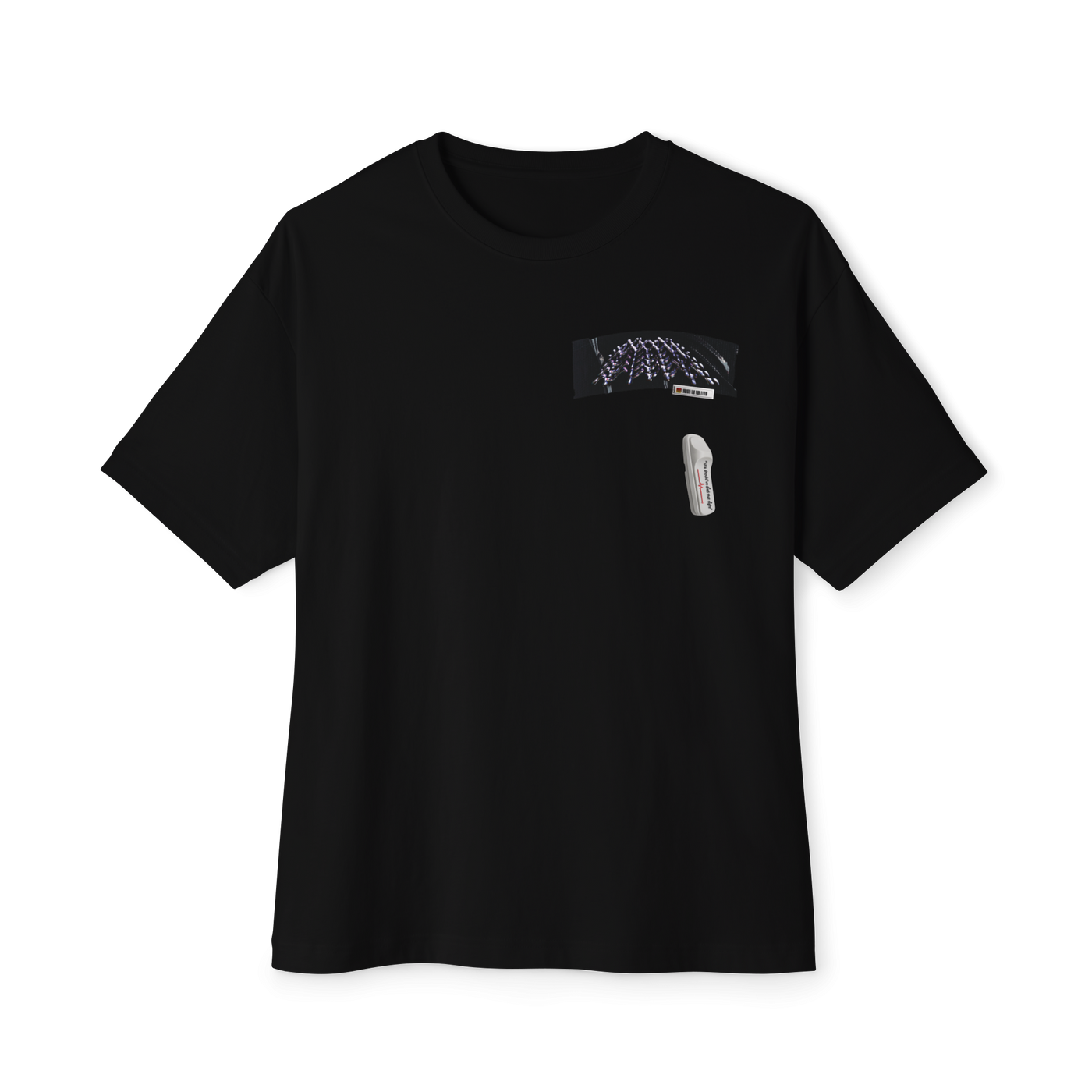 ⬛Black Plain Unisex Oversized Boxy Tee