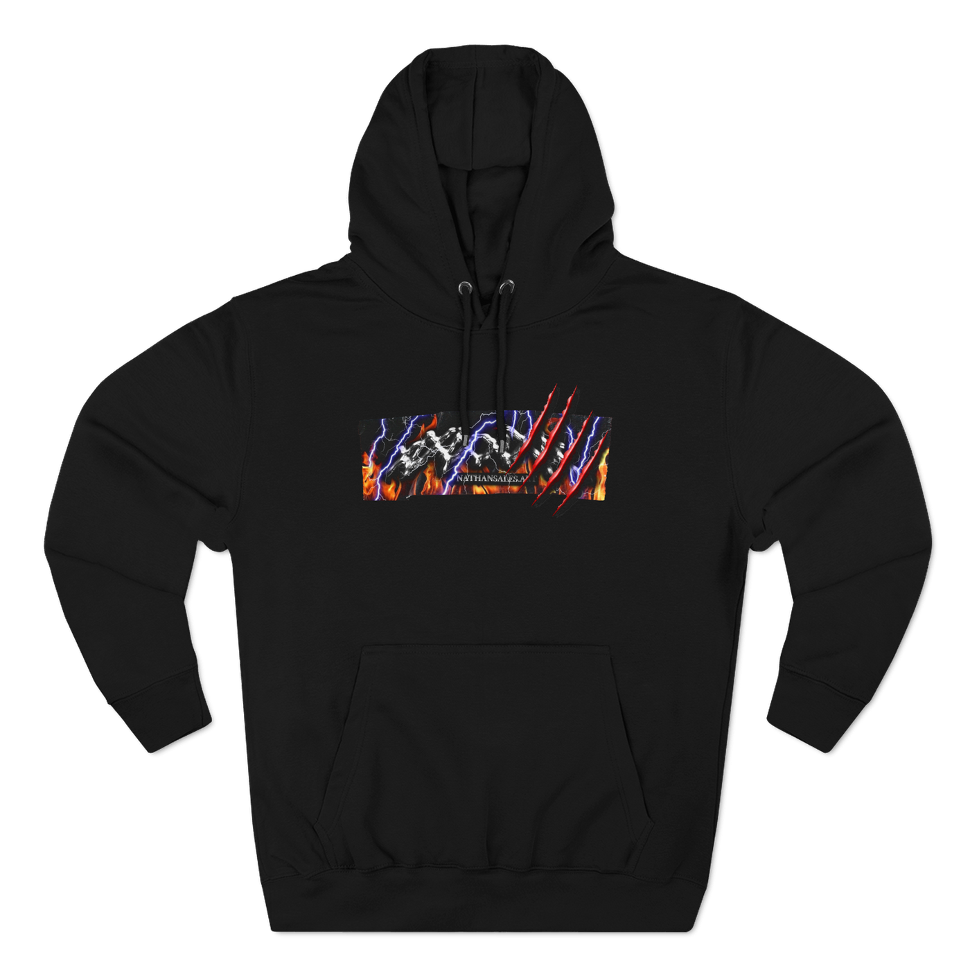 🐅⚡Premium Tiger Attack Black Hoodie for men and women