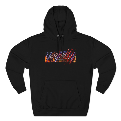Premium Tiger Attack Black Hoodie for men and women
