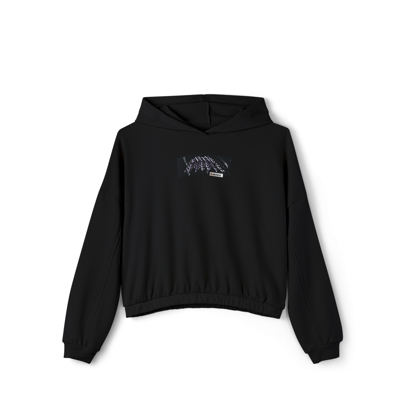 🏁Premium Black Cinched Bottom Hoodie