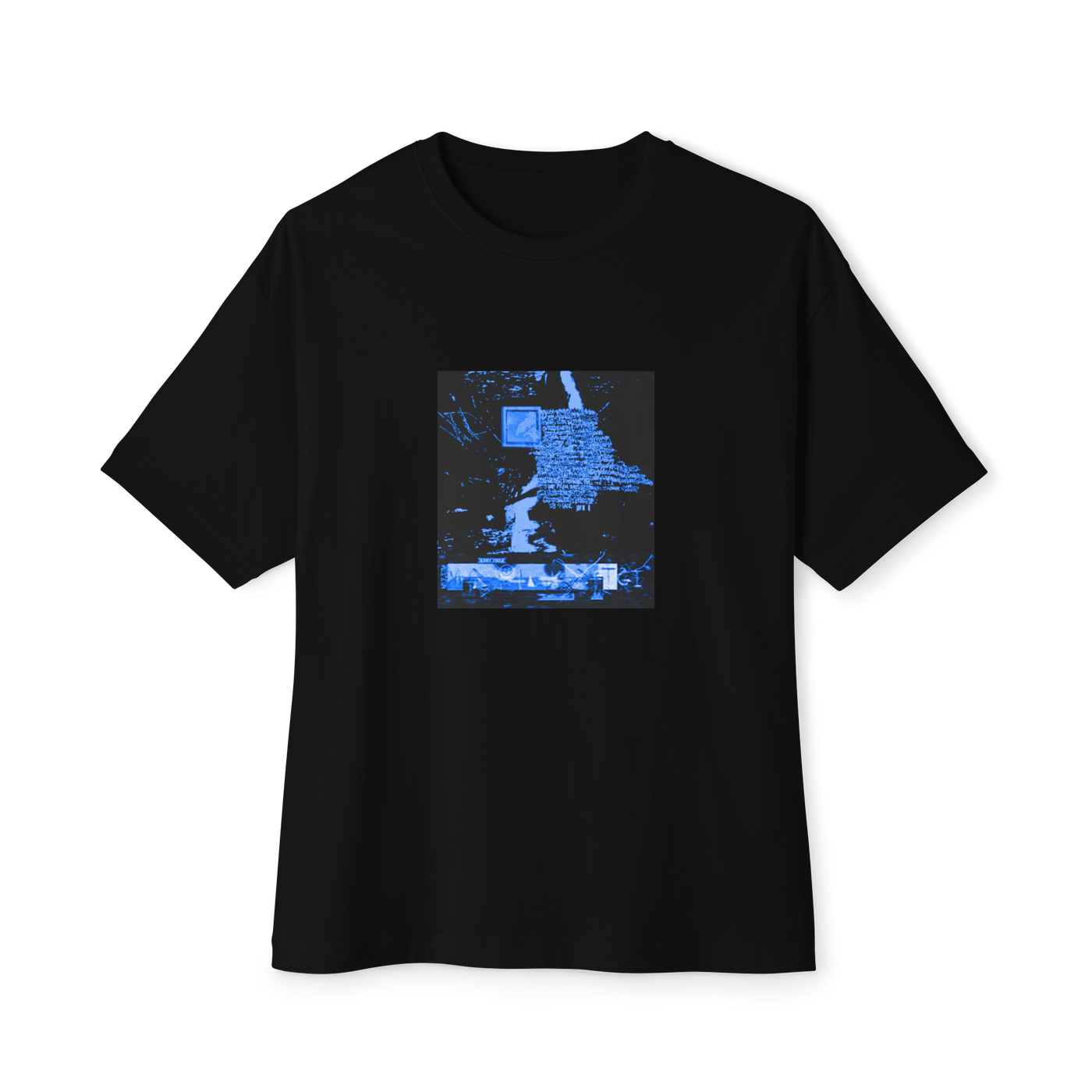 🧊Black Unisex Oversized Boxy Tee