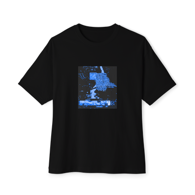 🧊Black Unisex Oversized Boxy Tee
