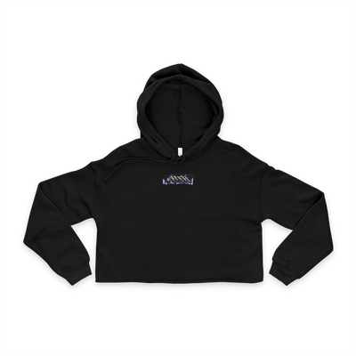 Premium Psychic Black Cropped Hoodie