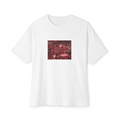 👍White Unisex Oversized Boxy Tee