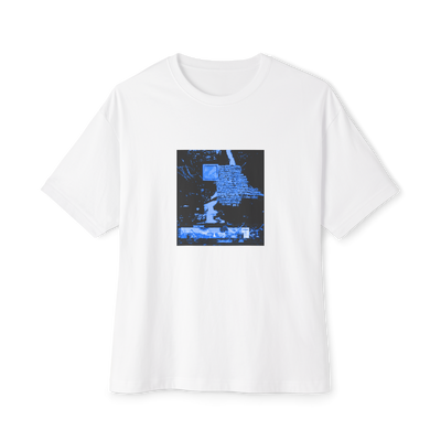 🧊White Unisex Oversized Boxy Tee