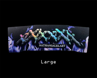 🔮 Psychic Chrome Logo Decal