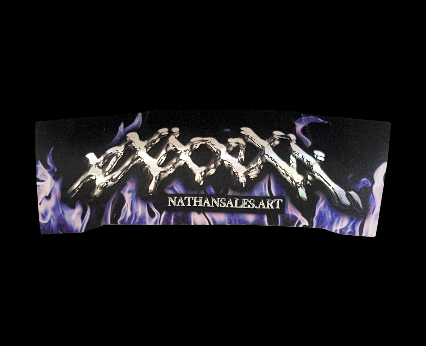 🔮 Psychic Chrome Logo Decal