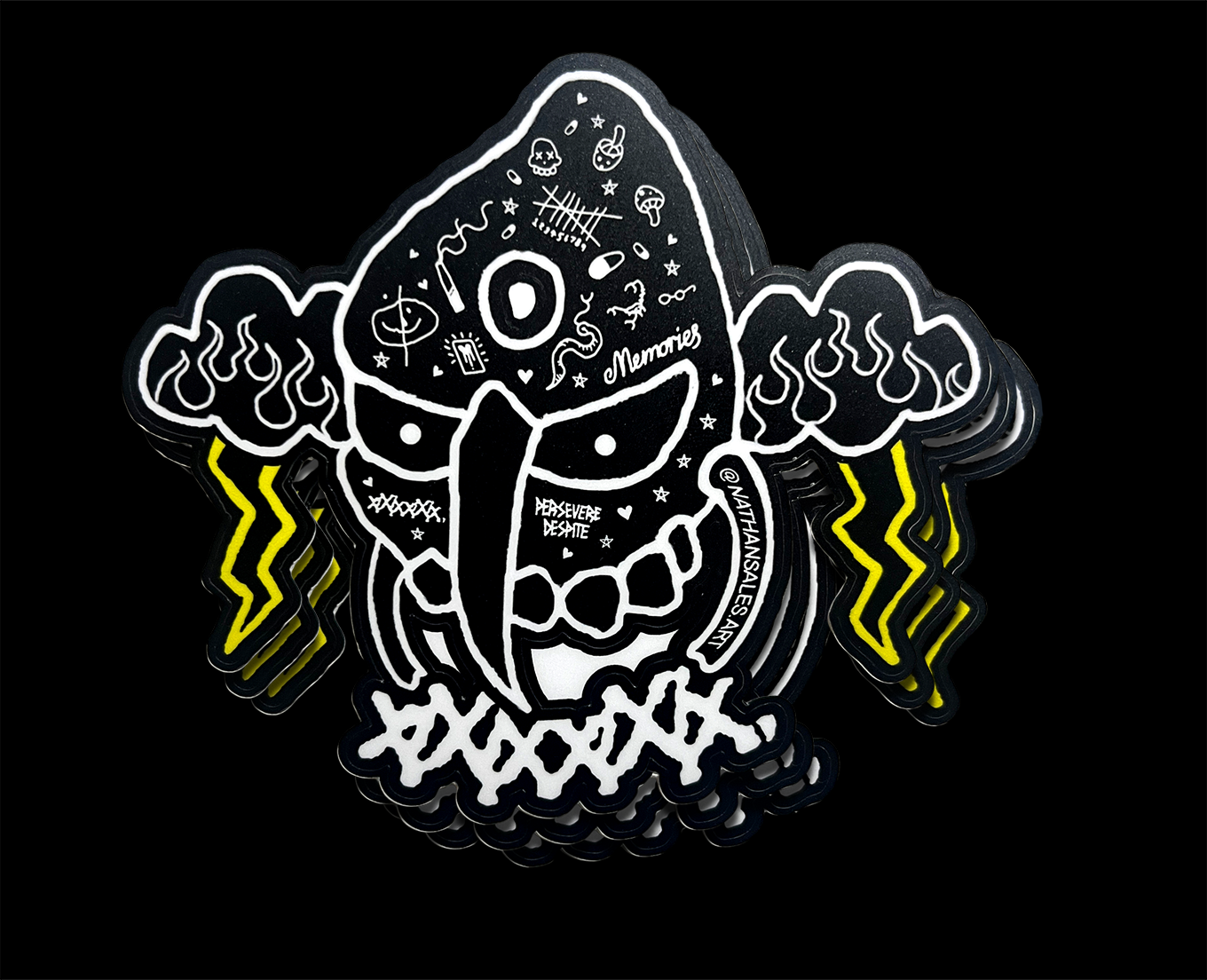 🌩️Storm Skull Decal