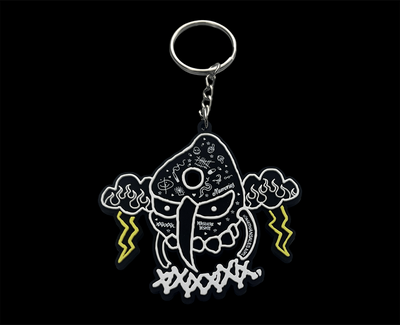 🌩️ Storm Skull Keyring