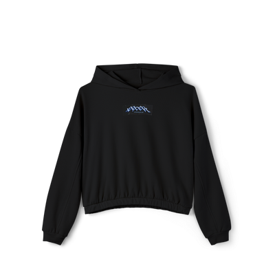 🛸Premium UFO Black Cinched Bottom Hoodie