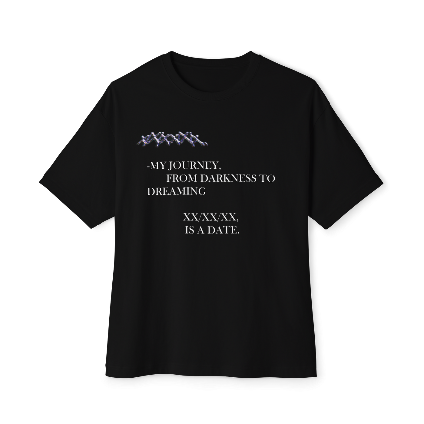 🗣️Black Unisex Oversized Boxy Tee